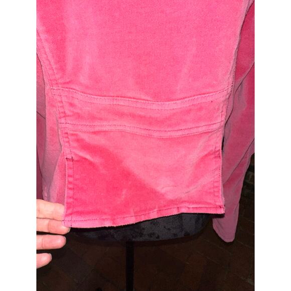 BB Dakota Women’s Velvet Blazer Jacket 2 Button Cropped Pink XL Fairy Grunge Y2K - Picture 3 of 10